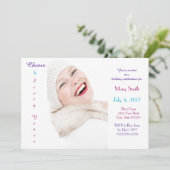 応援～60年カラフル誕生日カスタム 招待状 (スタンド正面)