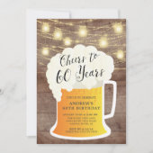 応援～60年誕生日招待状 招待状 (正面)