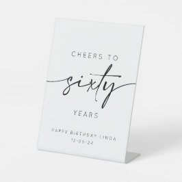 応援～60年60誕生日 台座サイン