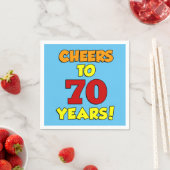 応援～70年のカラフルパーティー スタンダードカクテルナプキン (インサイチュ)