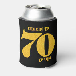 応援～70年70歳誕生日 缶クーラー