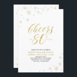応援～80 | 金ゴールド&ホワイト80th誕生日パーティー 招待状<br><div class="desc">この80祝歳の誕生日パスタイリッシューティーの招待で特別な日を過ごす。このデザインは、シックな金ゴールドタイポグラフィ「80年への応援」と金ゴールド要素を備えている。文字カスタマイズと背景色を指定できる。私のショップBaraBomDesignでは、より多くのマッチングパーティーの供給が利用可能である。</div>