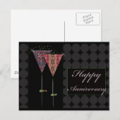 応援- Happy Anniversary ポストカード (正面/裏面)