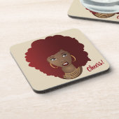 応援! | Red Afro、Ateged コースター (左側)