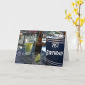 応援- YOU ARE 21 カード (黄色い花)