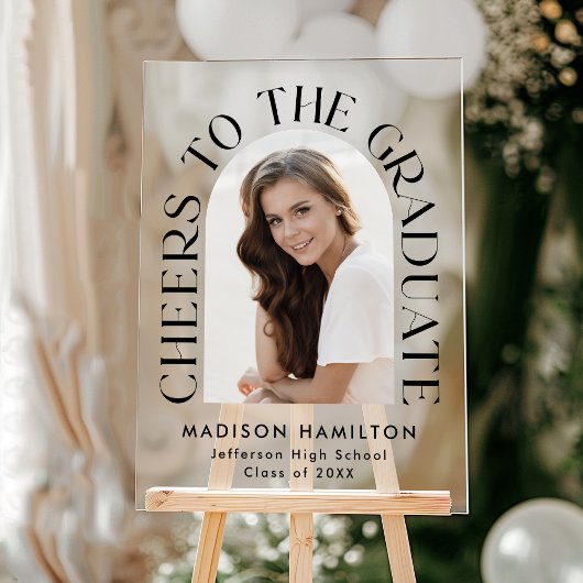 応援Arch Photo Gruation Party アクリルサイン