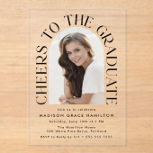 応援Arch Photo Gruation Party アクリル招待状 (正面)