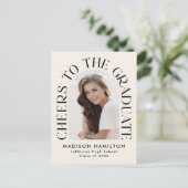 応援Arch Photo Gruation Party インビテーションポストカード (スタンド正面)