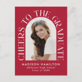 応援Arch Photo Gruation Party インビテーションポストカード (正面)