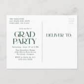 応援Arch Photo Gruation Party インビテーションポストカード (裏面)