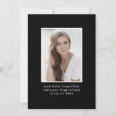 応援Arch Photo Gruation Party 招待状 (裏面)