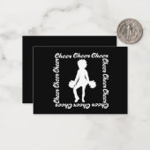 応援Notecard #1 （白） ノートカード (正面/裏面インサイチュ)