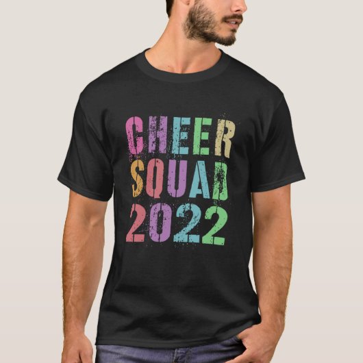 応援SQUAD 2022チアリーティングチームチアリーダー Tシャツ (正面)
