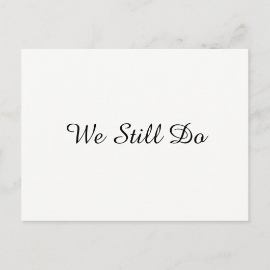 応答のポストカード インビテーションポストカード (正面)