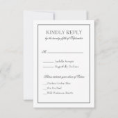 応答カード 出欠カード (正面)