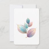 応答カード 出欠カード (裏面)