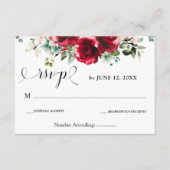 応答カード 出欠カード (正面)