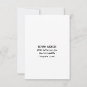 応答カード 出欠カード (裏面)