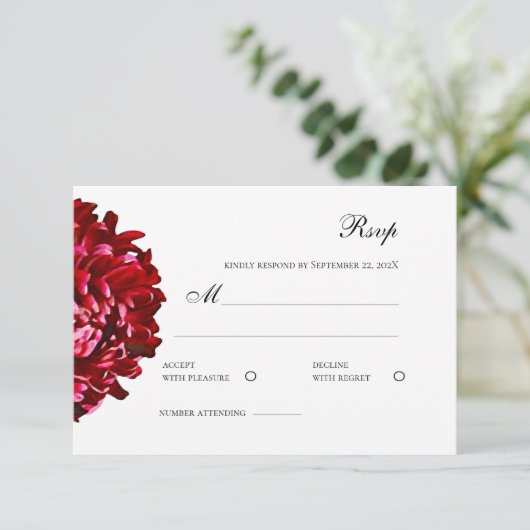 応答カード 出欠カード (スタンド正面)