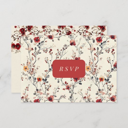 応答カード 出欠カード (正面/裏面)