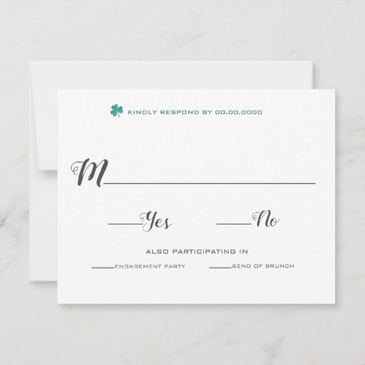 応答カード 案内状 (裏面)