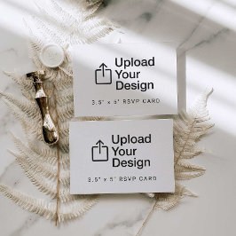 応答カード 3.5" x 5" 返信封入 出欠カード