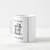 [応答不可]裁縫ヴィンテージ裁縫機 コーヒーマグカップ (正面左)