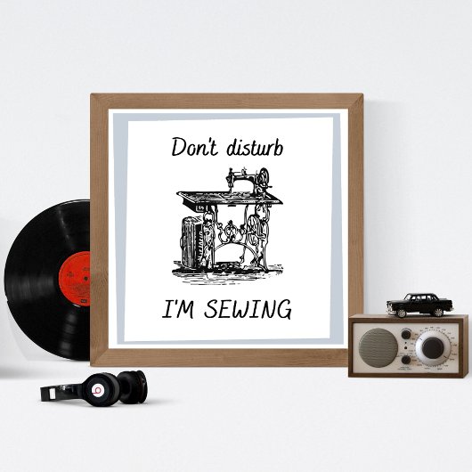 [応答不可]裁縫ヴィンテージ裁縫機 ポスター