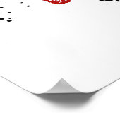 忠勝 – 東書道士 ポスター (角)
