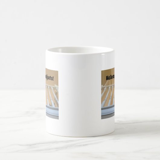 忠実おもしろいな臣民の猫 コーヒーマグカップ (中央)