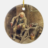忠実で古い使用人 セラミックオーナメント (裏面)