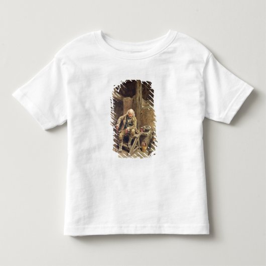 忠実で古い使用人 トドラーTシャツ (正面)