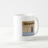 忠実なる臣下ネコ コーヒーマグカップ (正面右)