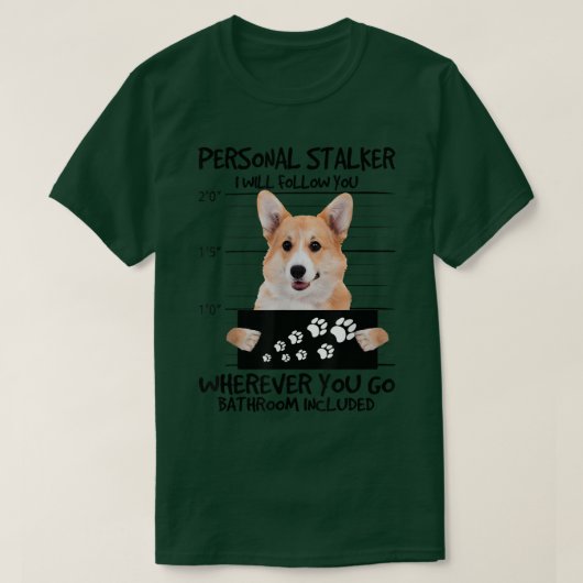 忠実なウェルシュコーギードッグフレンド犬のオーナー Tシャツ (デザイン正面)