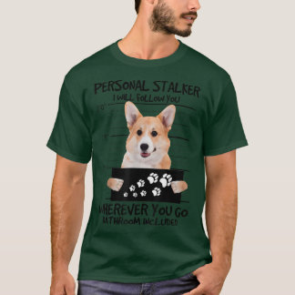 忠実なウェルシュコーギードッグフレンド犬のオーナー Tシャツ