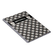 忠実なシベリアのハスキー北極そり犬ペットワンちゃん ノートブック (右側)