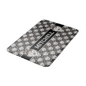 忠実なシベリアのハスキー北極そり犬ペットワンちゃん バスマット (アングル)