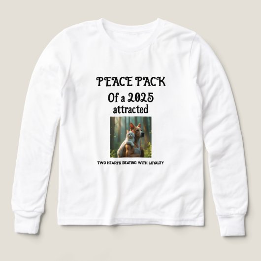 忠実なデュオTシャツ (デザイン正面)