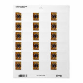 忠実なドイツの羊飼い ラベル (フルシート)