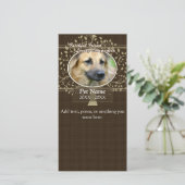 忠実なフレンドカスタムペット悔やみや弔慰 案内状 (スタンド正面)
