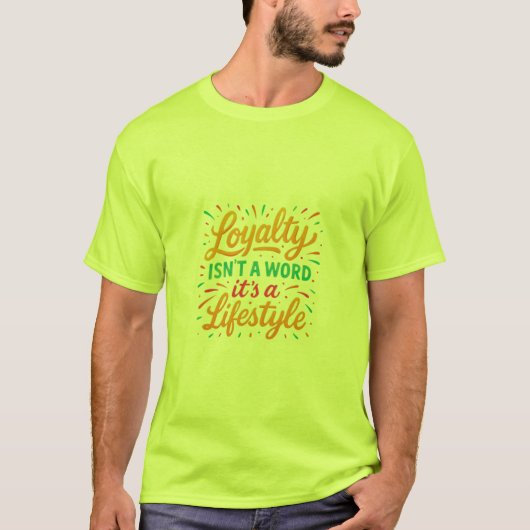 忠実なマインドセットTシャツ Tシャツ (正面)