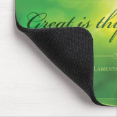 忠実なマウスパッド-哀悼の3:22の聖書の詩 マウスパッド (コーナー)