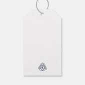 忠実なリビングアート – Teacup with Cross and Dove ギフトタグ (裏面)