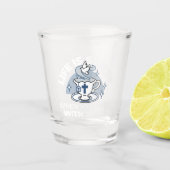 忠実なリビングアート – Teacup with Cross and Dove ショットグラス (正面)