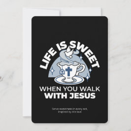 忠実なリビングアート – Teacup with Cross and Dove シーズンカード