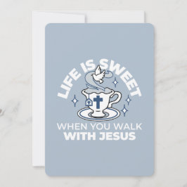 忠実なリビングアート – Teacup with Cross and Dove シーズンカード