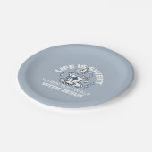 忠実なリビングアート – Teacup with Cross and Dove ペーパープレート (アングル)