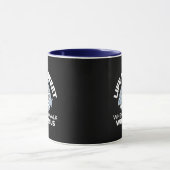 忠実なリビングアート – Teacup with Cross and Dove マグカップ (中央)