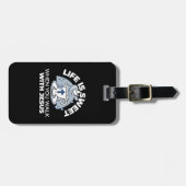 忠実なリビングアート – Teacup with Cross and Dove ラゲッジタグ (正面横)