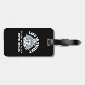 忠実なリビングアート – Teacup with Cross and Dove ラゲッジタグ (裏面横)